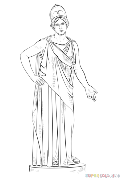 古希腊神话人物简笔画图片