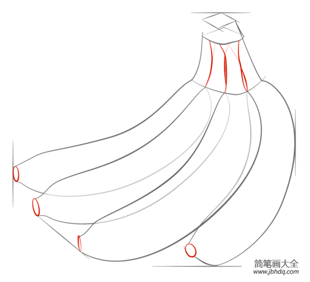 一步一步画香蕉怎么画图片