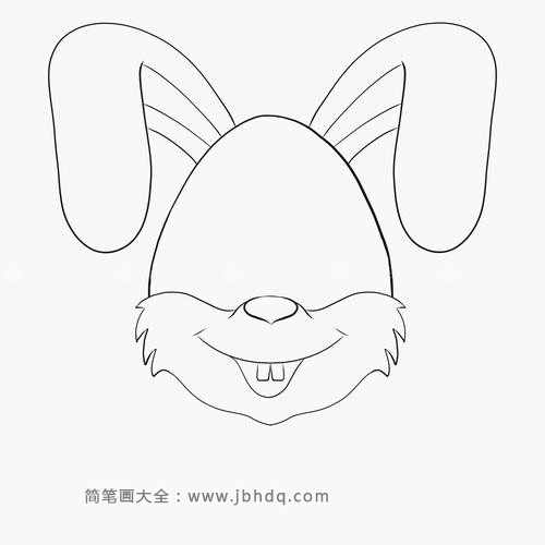 兔子的三瓣嘴的画法图片