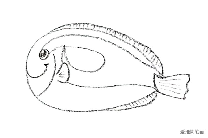 黄颡鱼简笔画图片