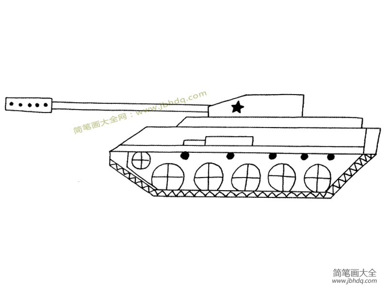中国装甲车简笔画图片