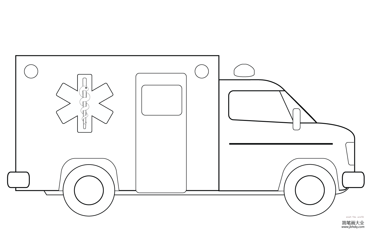 卡通救护车素材免费下载 - 觅知网