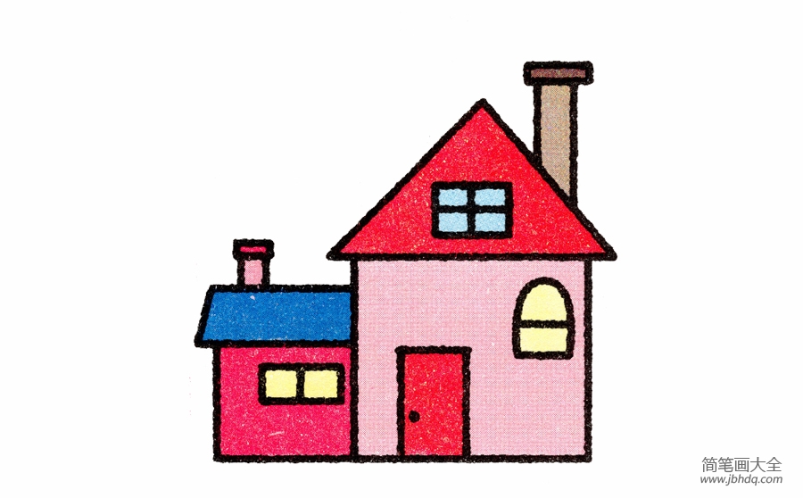 简单房子画法图片