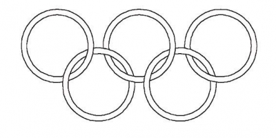 奥运会五环矢量图图片