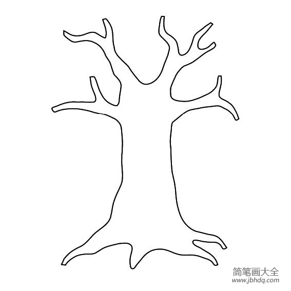 树枝怎么画简笔画图片