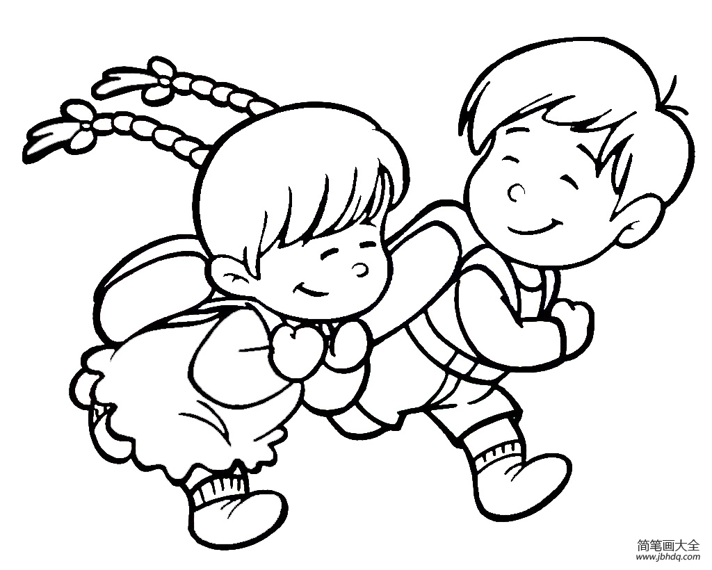 卡通儿童男孩女孩设计图__图片素材_其他_设计图库_昵图网nipic.com