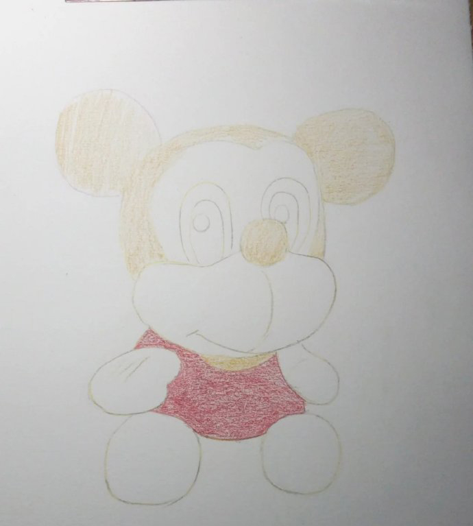 迪士尼玩偶绘画图片