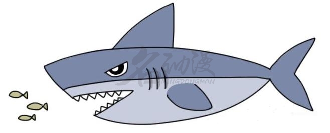 3d鲨鱼怎么画变异图片